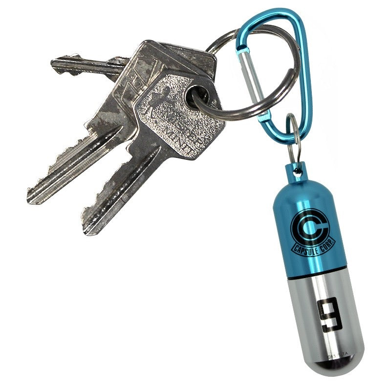 Keychain - 3D - Dragon Ball - Blue Capsule No. 9 - Blue