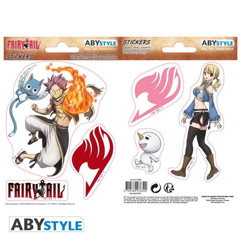 Sticker - Stickers - Fairy Tail - Natsu & Lucy