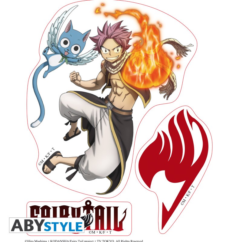 Sticker - Stickers - Fairy Tail - Natsu & Lucy