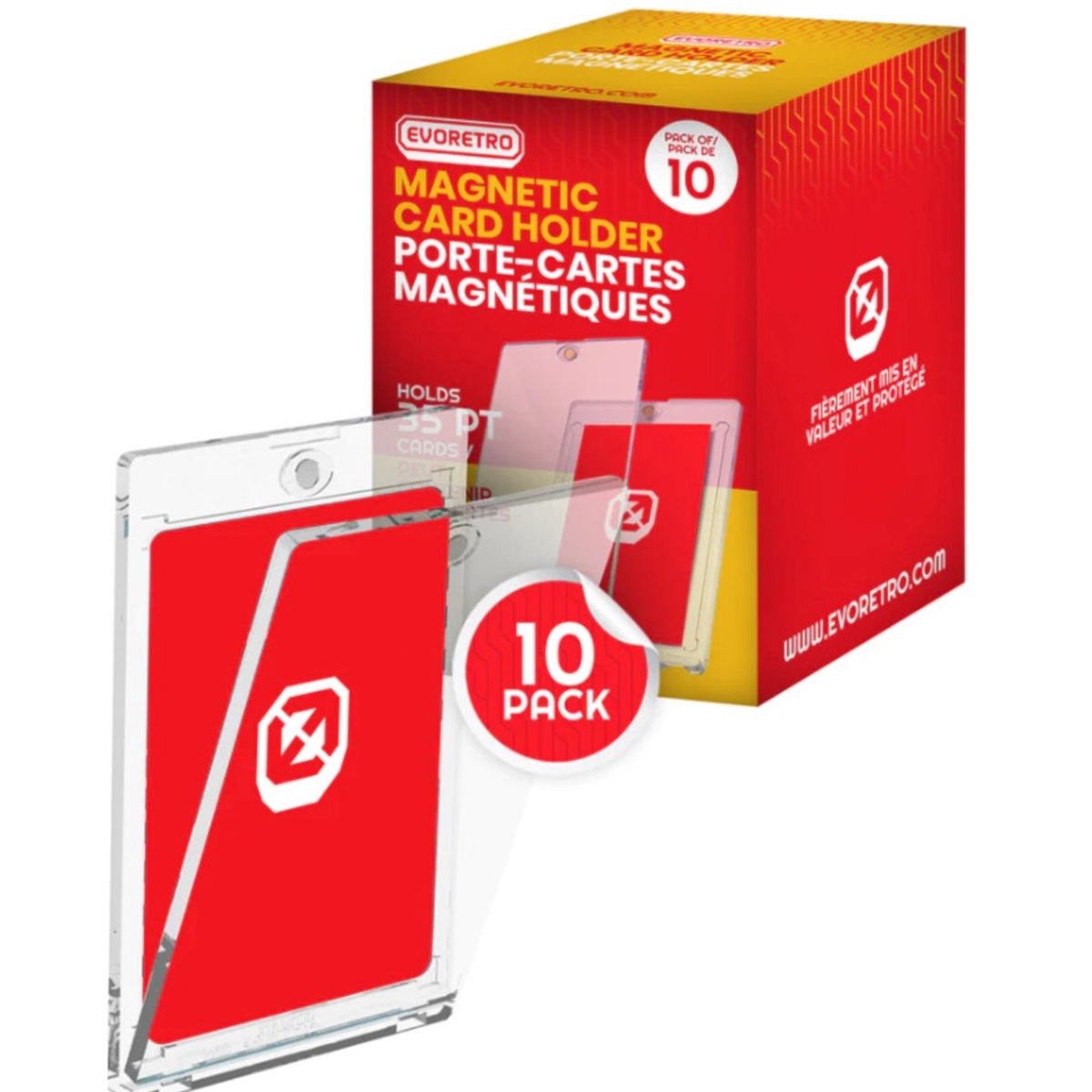 Sleeves - Magnetic Card Holder - 35pt - Standard - Transparent - Clear