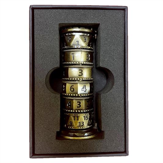Dice sets - Spinner Tower dice - Gold