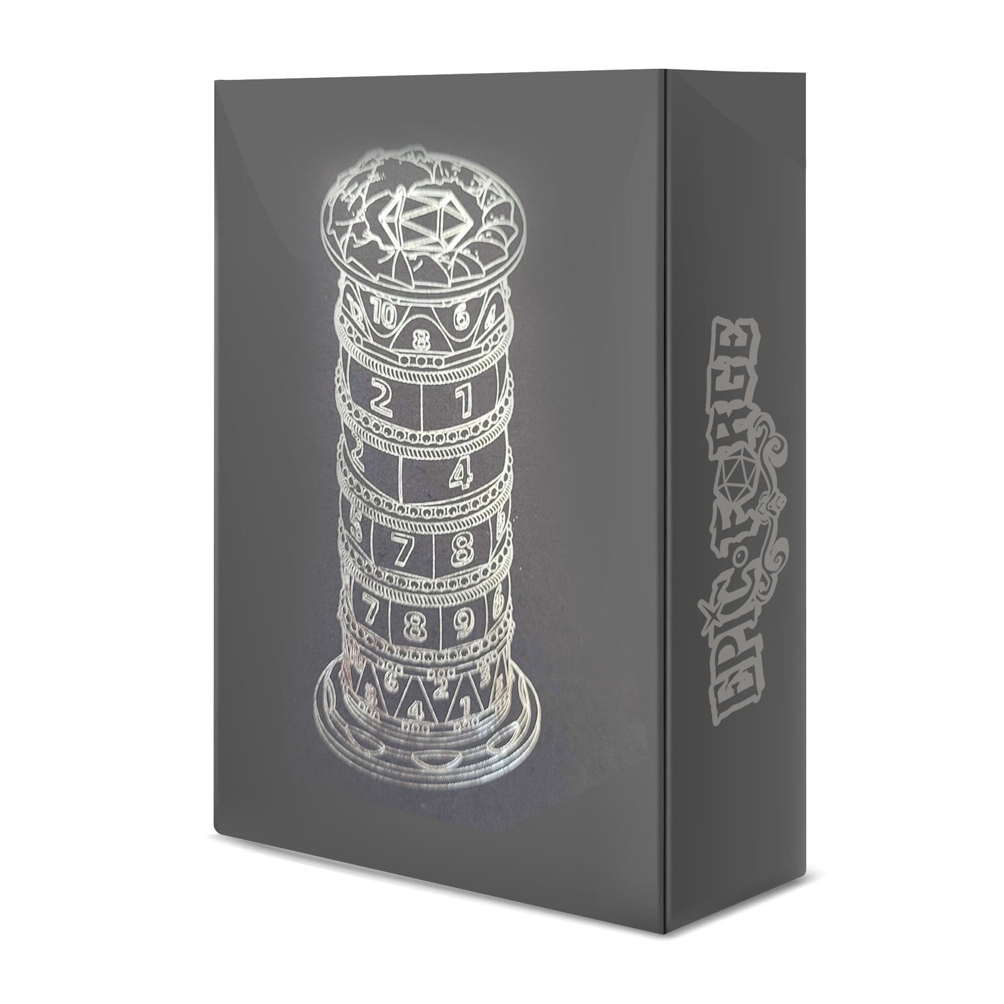 Dice sets - Spinner Tower dice - Gold