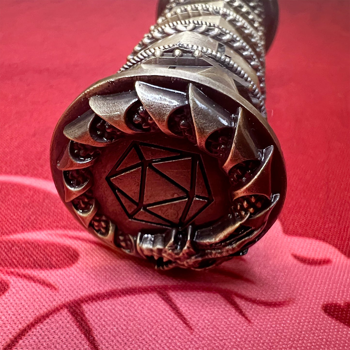 Dice sets - Spinner Tower dice - Gold