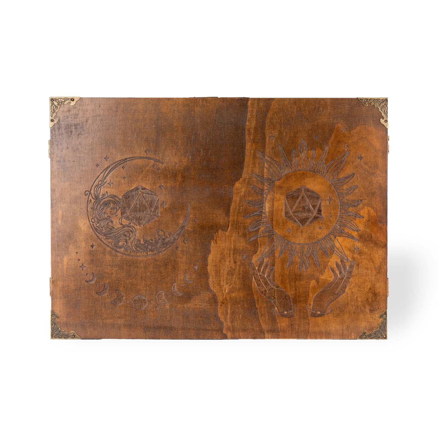 GM-Screen - Demon Eye, Sun and Moon - Brown