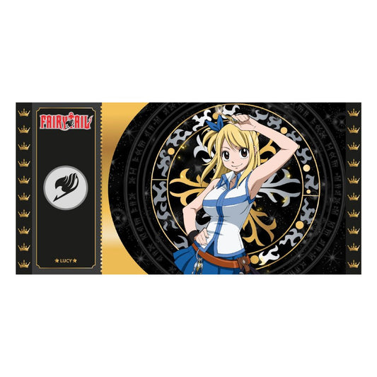 Collector Ticket - Golden Tickets Black Edition - Fairy Tail - "2000pcs Limited" - Lucy Heartfilia