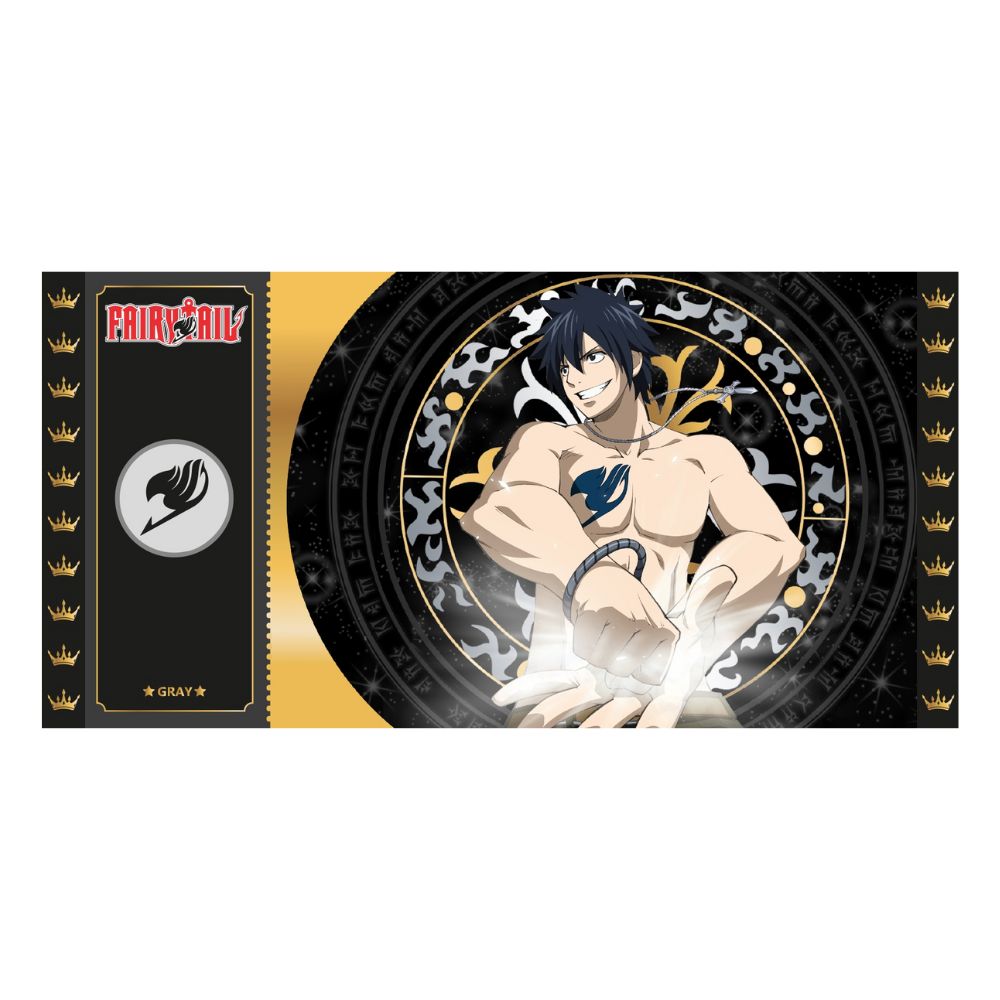 Collector Ticket - Golden Tickets Black Edition - Fairy Tail - "2000pcs Limited" - Gray Fullbuster