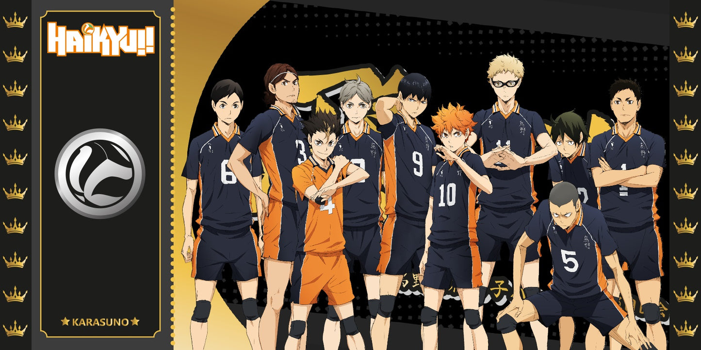 Collector Ticket - Golden Tickets Black Edition - Haikyu - Karasuno - "500pcs Limited"