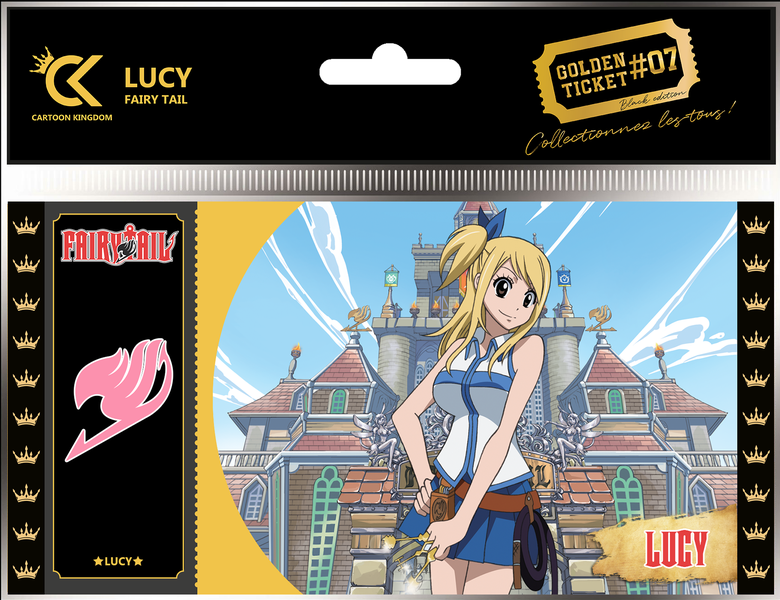 Collector Ticket - Golden Tickets Black Edition - Fairy Tail - Lucy Heartfilia