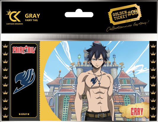 Collector Ticket - Golden Tickets Black Edition - Fairy Tail - Gray Fullbuster