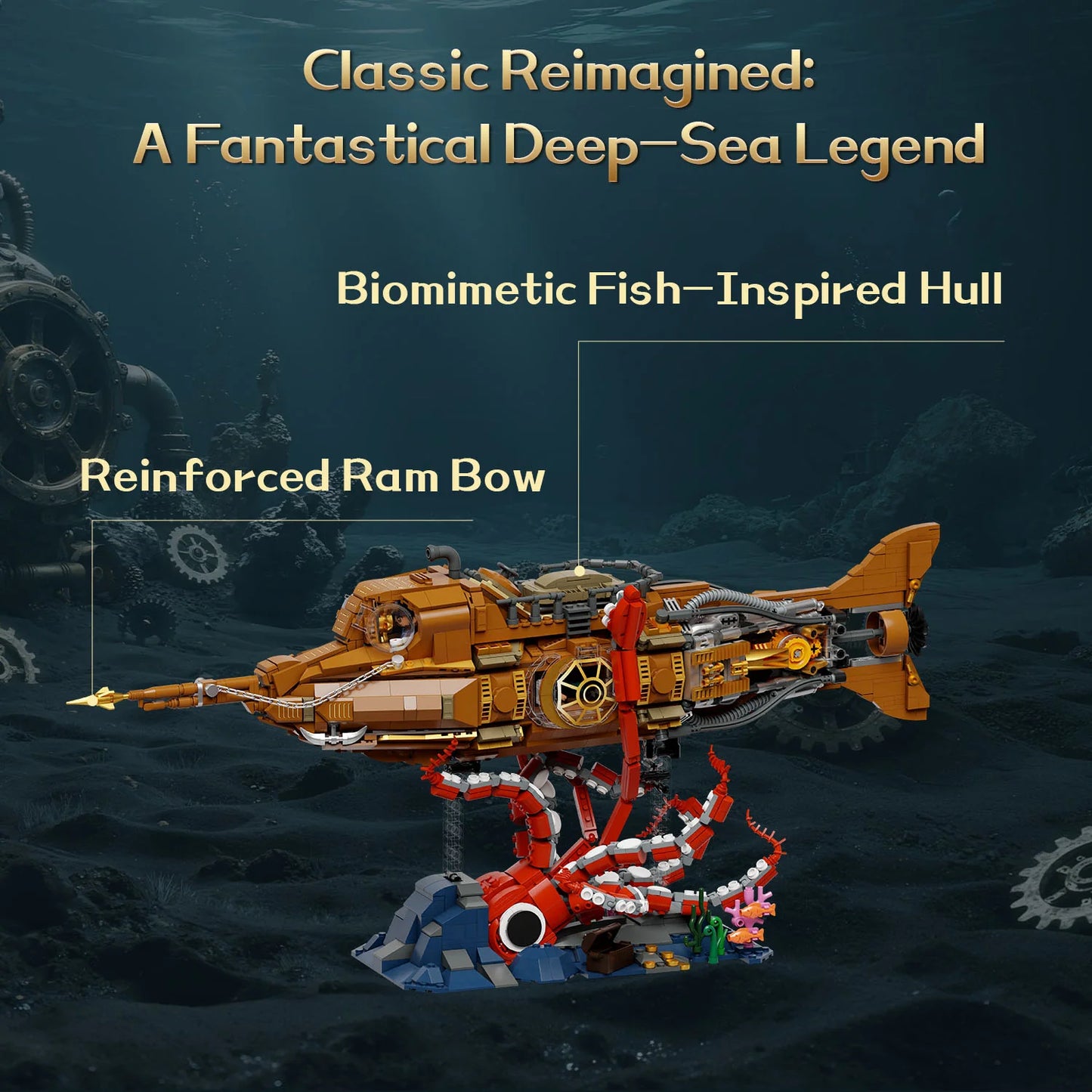 Steampunk Series Pantasy 85029 The Nautilus 62cm