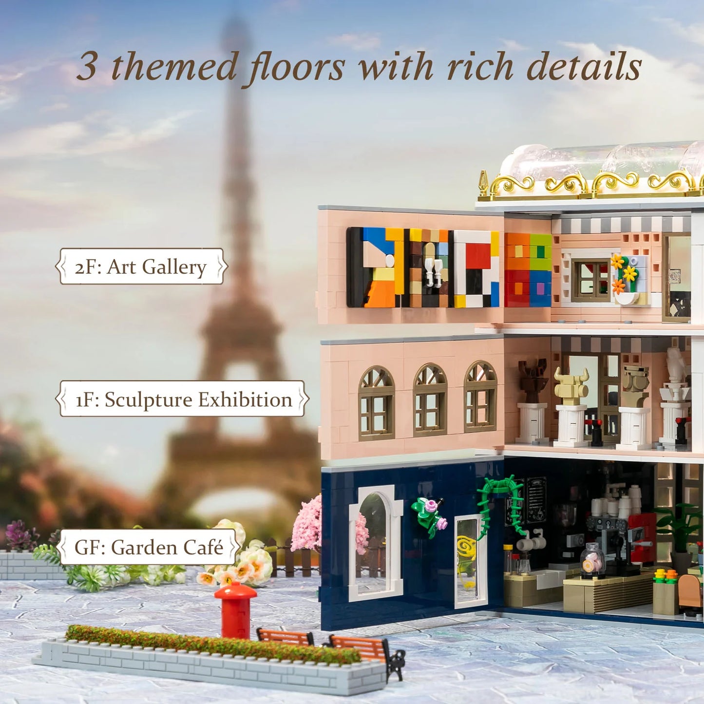 Retro Collection Pantasy 85032 Blossom Cafe 42cm