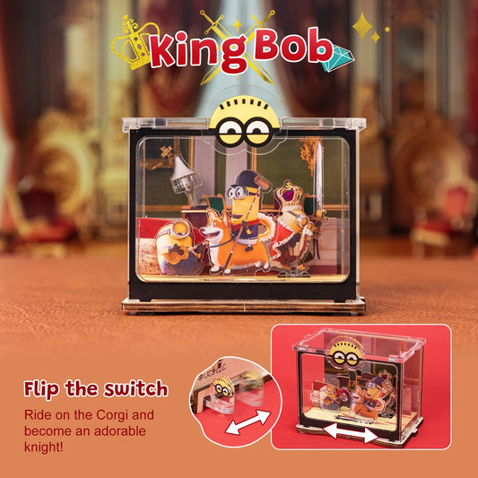 Minions Puremind Mini Scene King Bob