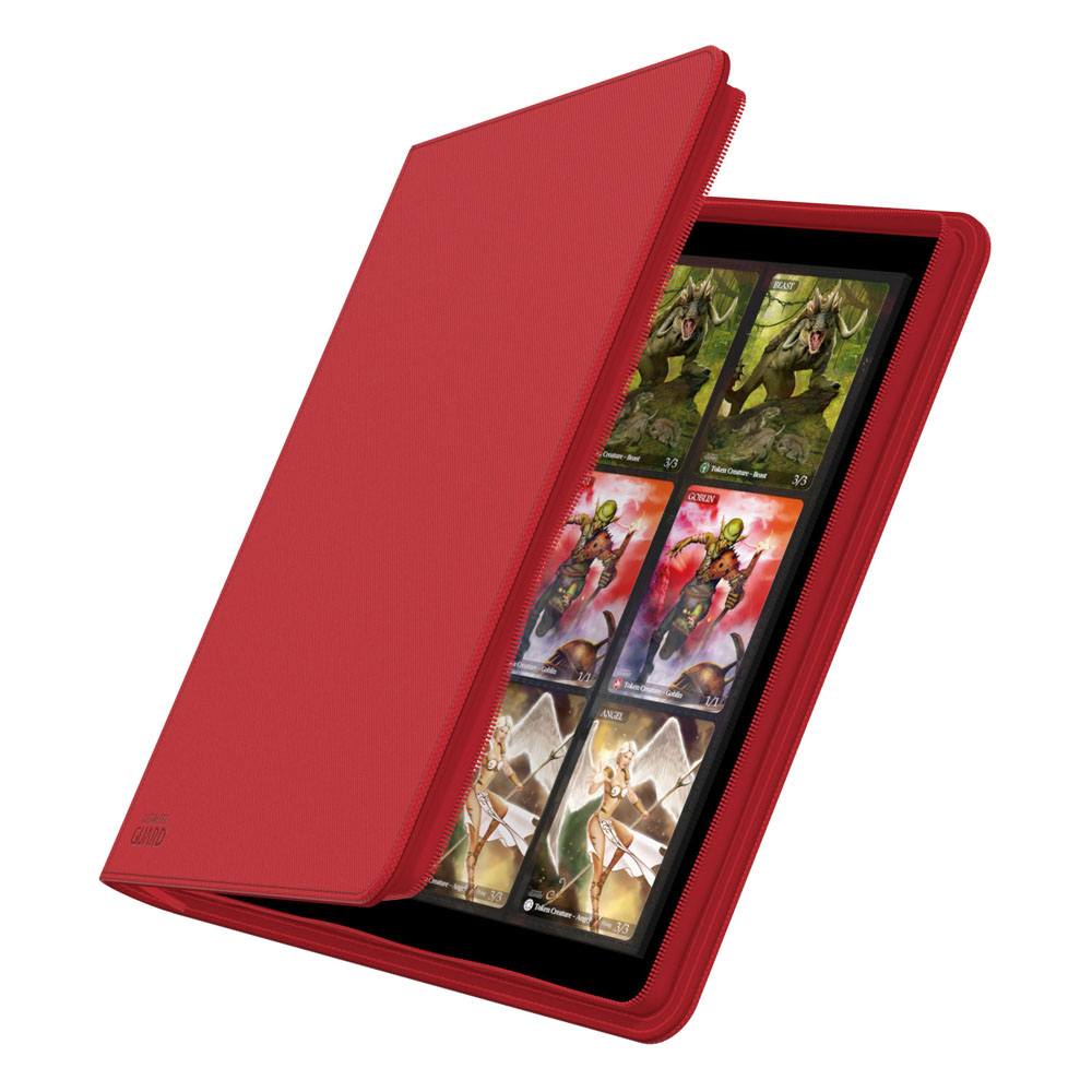 Portfolio - Zipfolio - 480 Cards - XenoSkin Red - Red