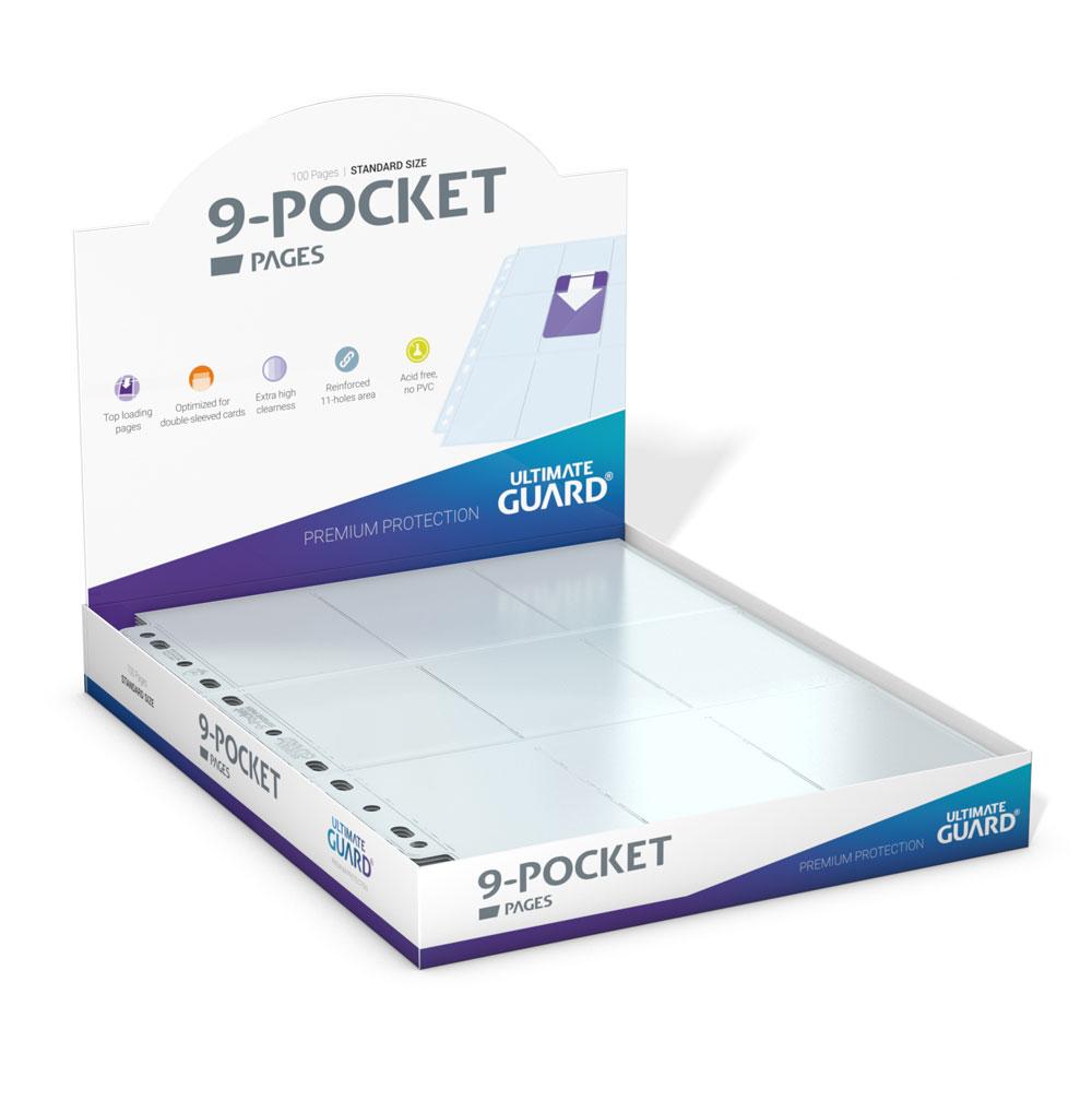 Portfolio - 9-Pocket Pages (100ct) - Clear