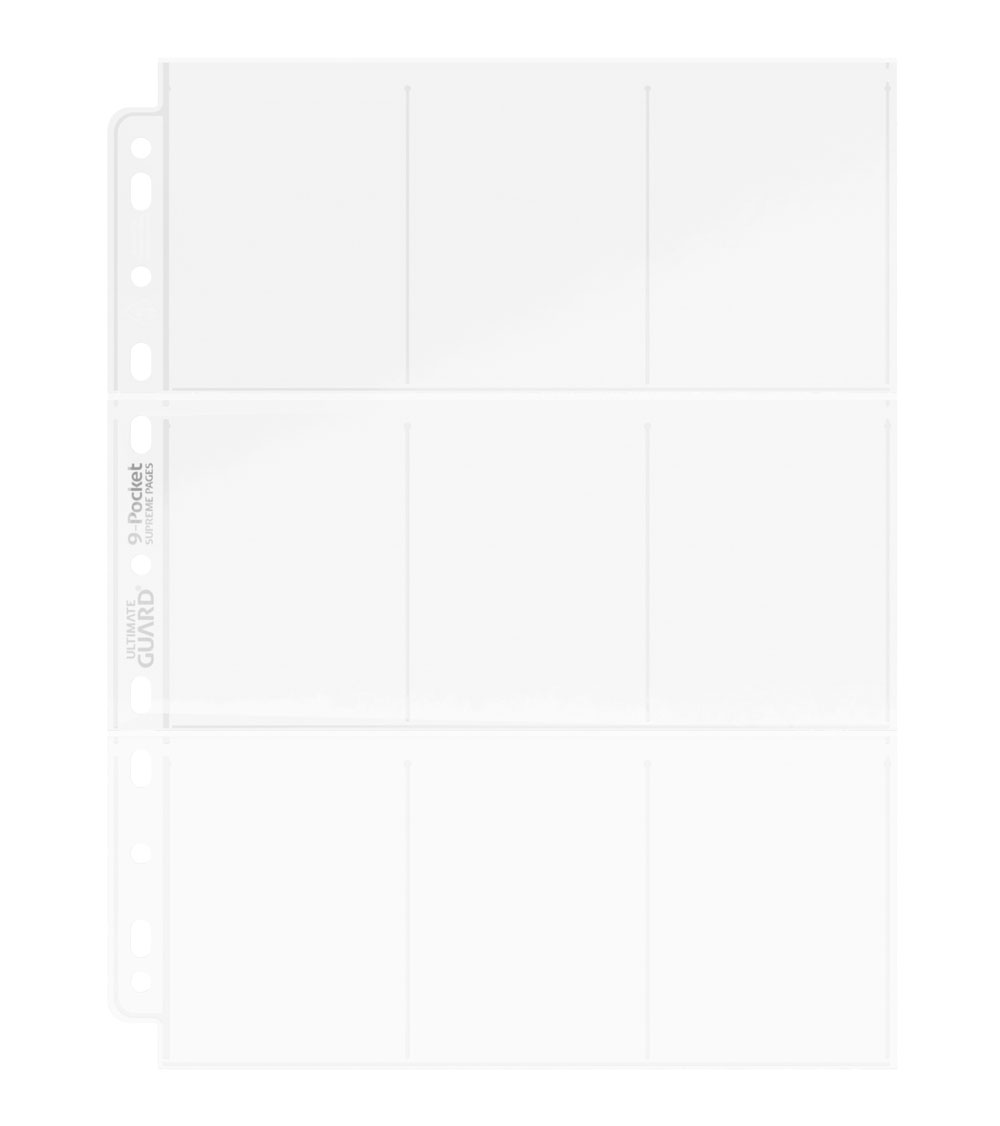 Portfolio - 9-Pocket Pages (100ct) - Clear