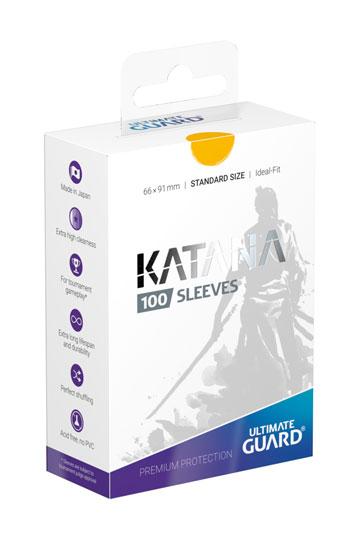 Sleeves - 100 Pcs - Katana - Standard - Yellow - Yellow