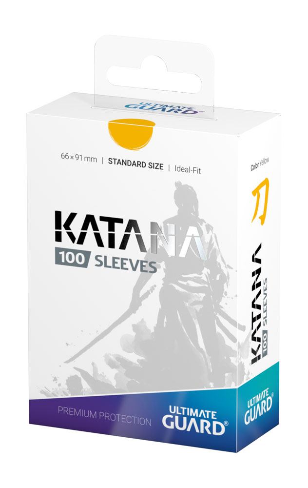 Sleeves - 100 Pcs - Katana - Standard - Yellow - Yellow