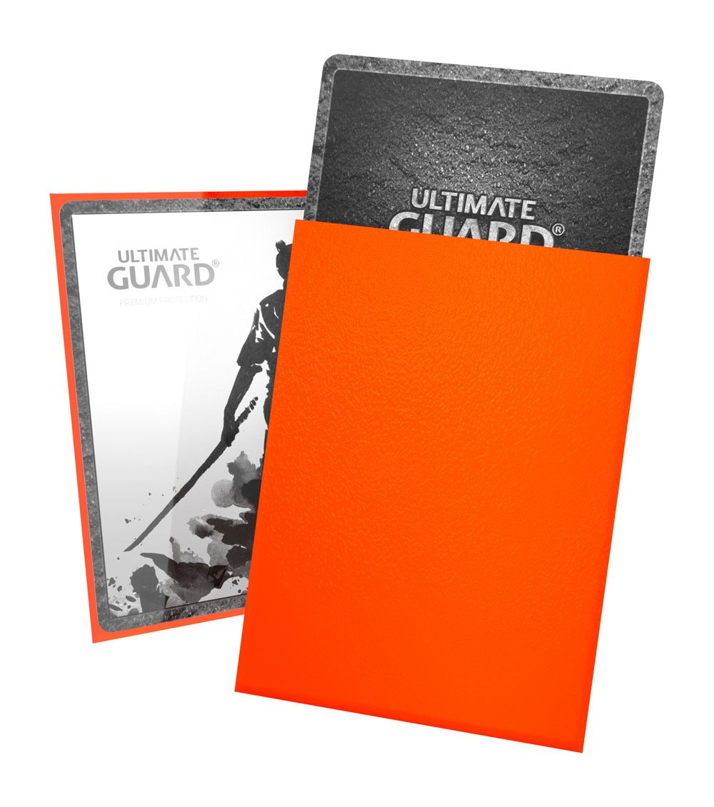 Sleeves - 100 Pcs - Katana - Standard - Orange - Orange