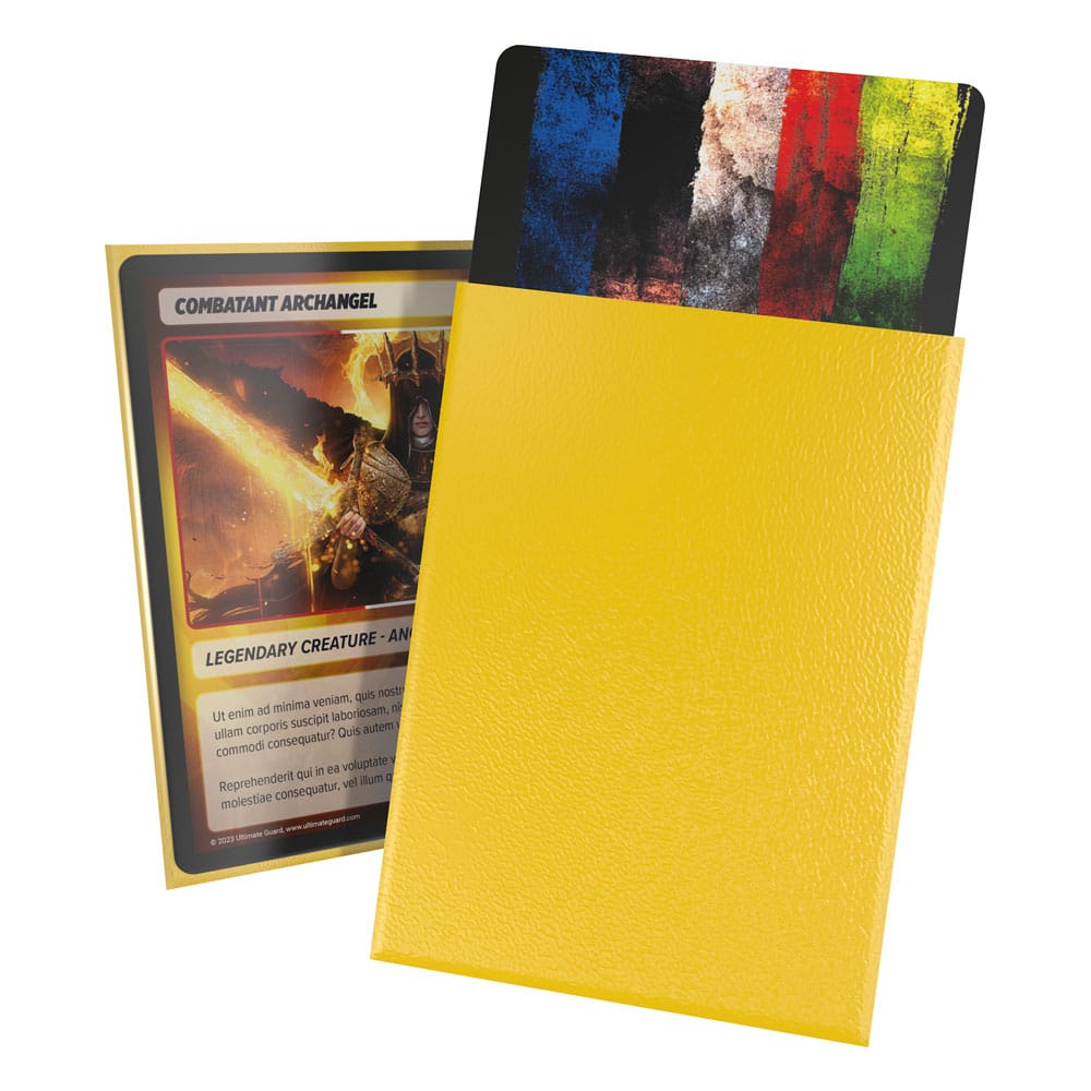 Sleeves - Sleeves (100 Pieces) - Matte Yellow - Standard - Yellow