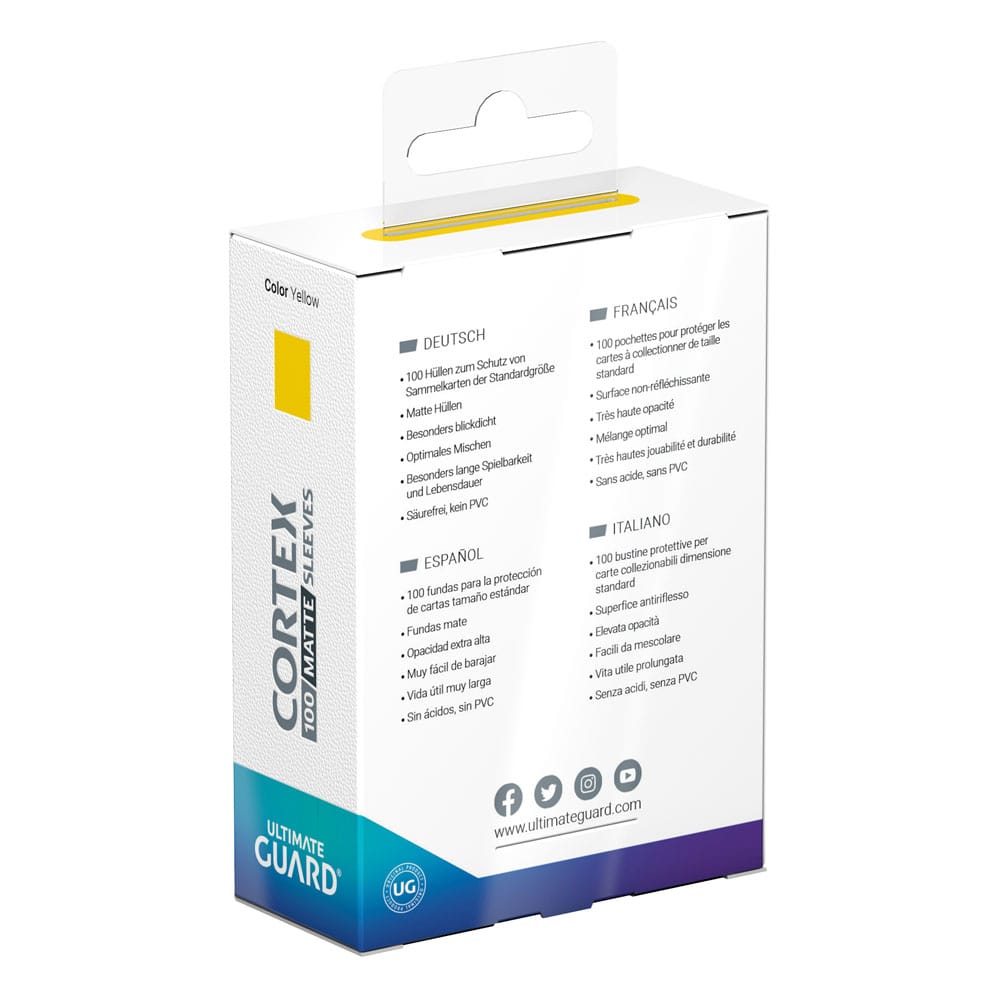 Sleeves - Sleeves (100 Pieces) - Matte Yellow - Standard - Yellow