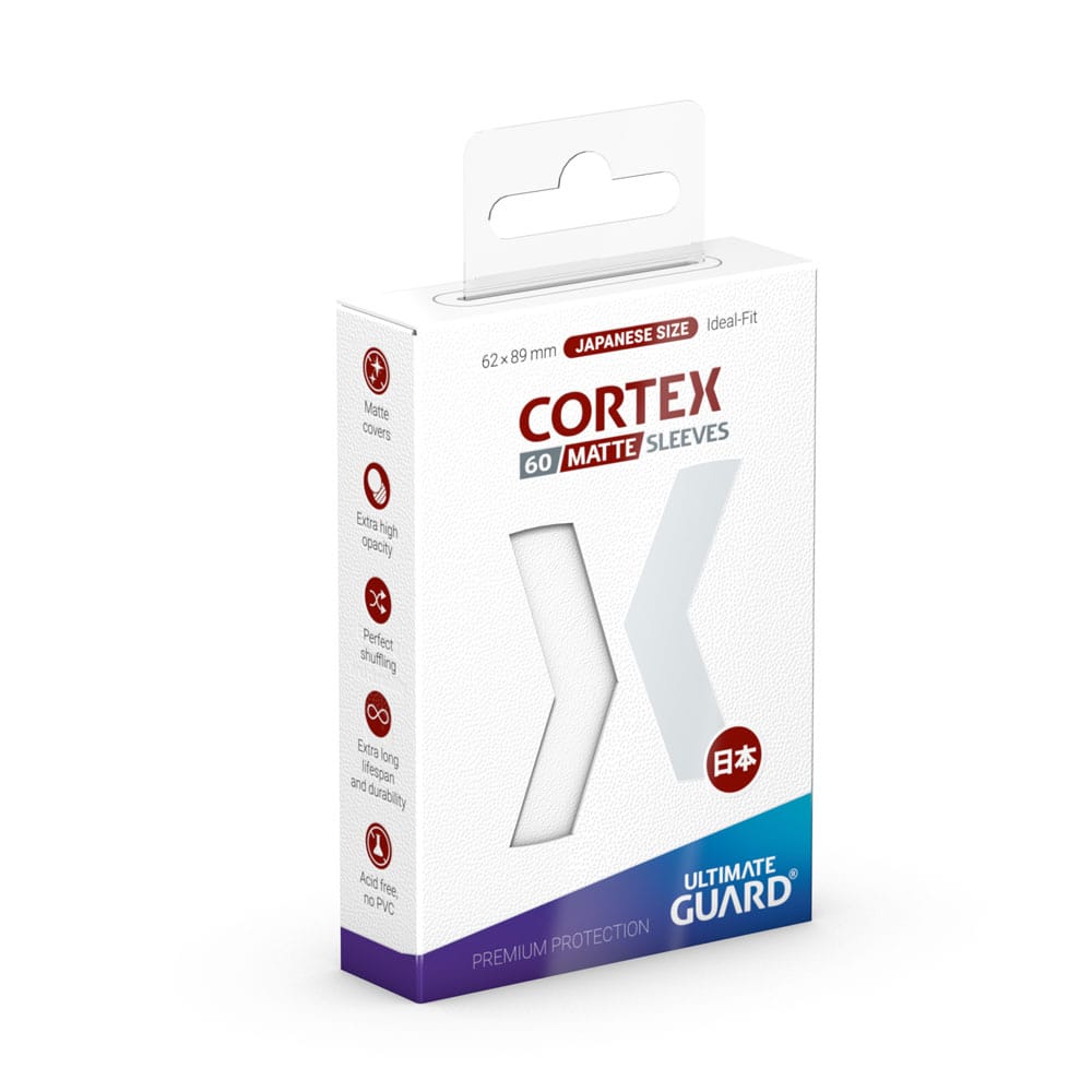 Sleeves - Sleeves (60 Pieces) - Matte White - Japanese - White