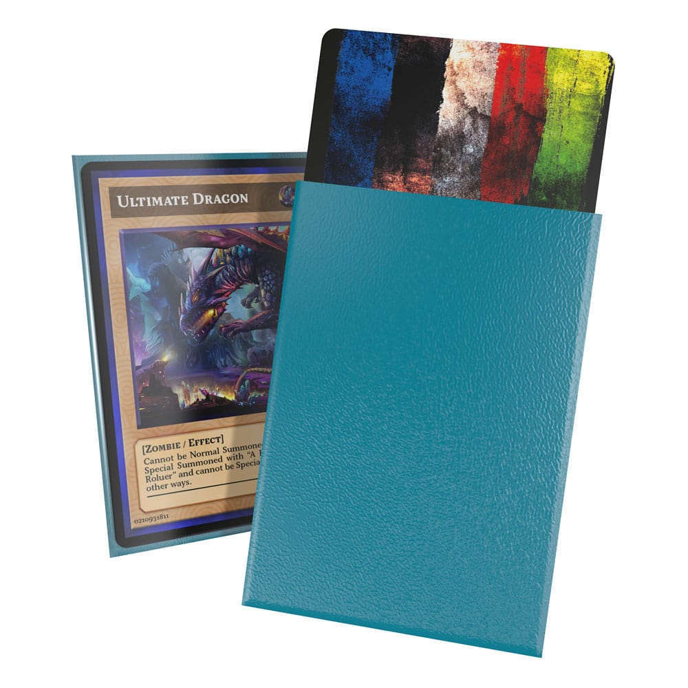 Sleeves - Sleeves (60 Pieces) - Matte Petrol Blue - Japanese - Blue