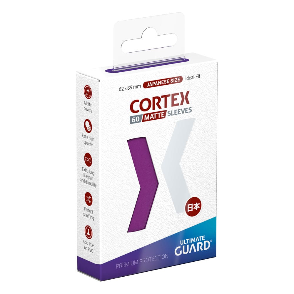Sleeves - Sleeves (60 Pieces) - Matte Purple - Japanese - Purple