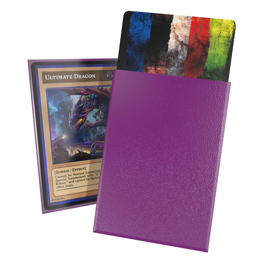 Sleeves - Sleeves (60 Pieces) - Matte Purple - Japanese - Purple