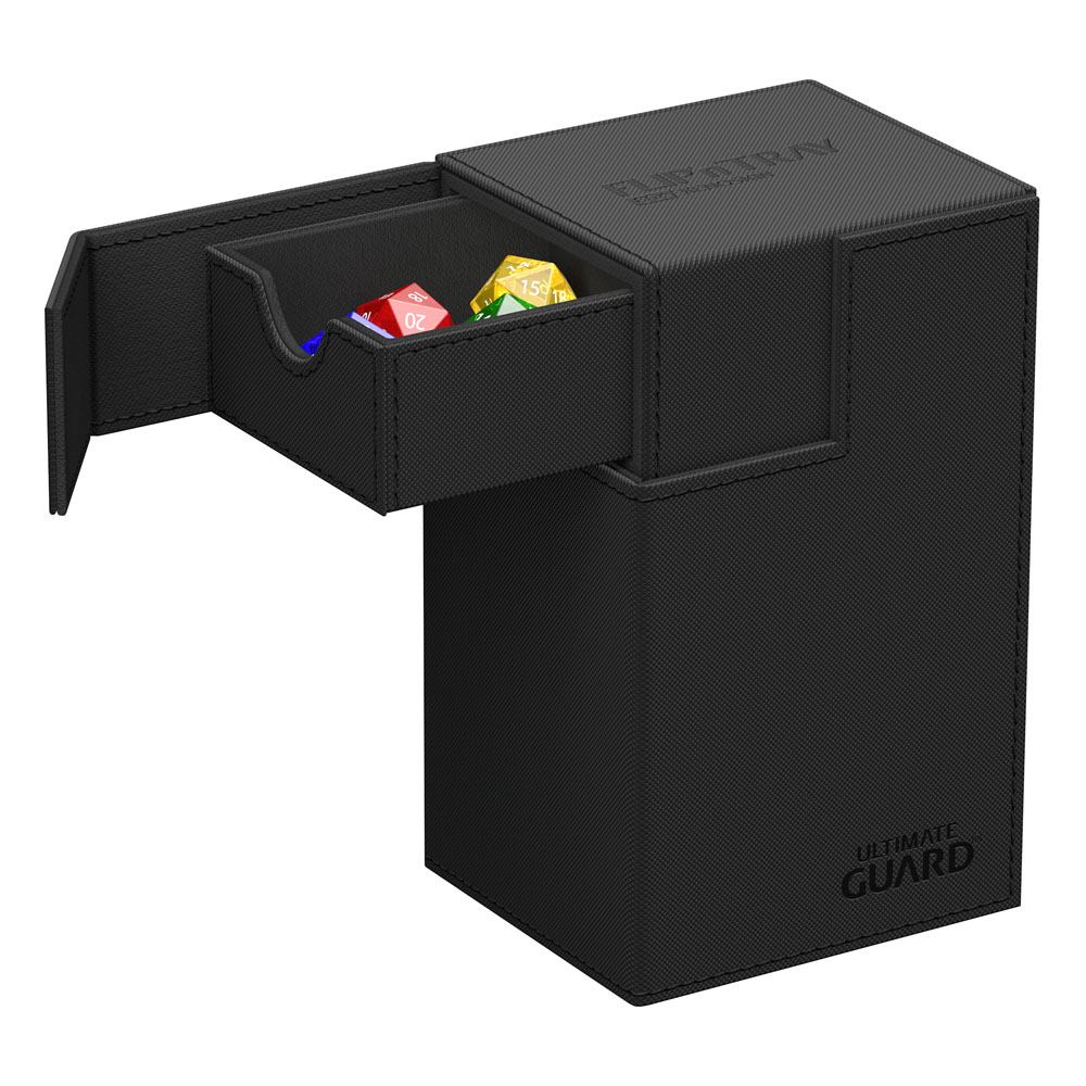 Deck Box - Flip´n´Tray 80+ - Black - XenoSkin