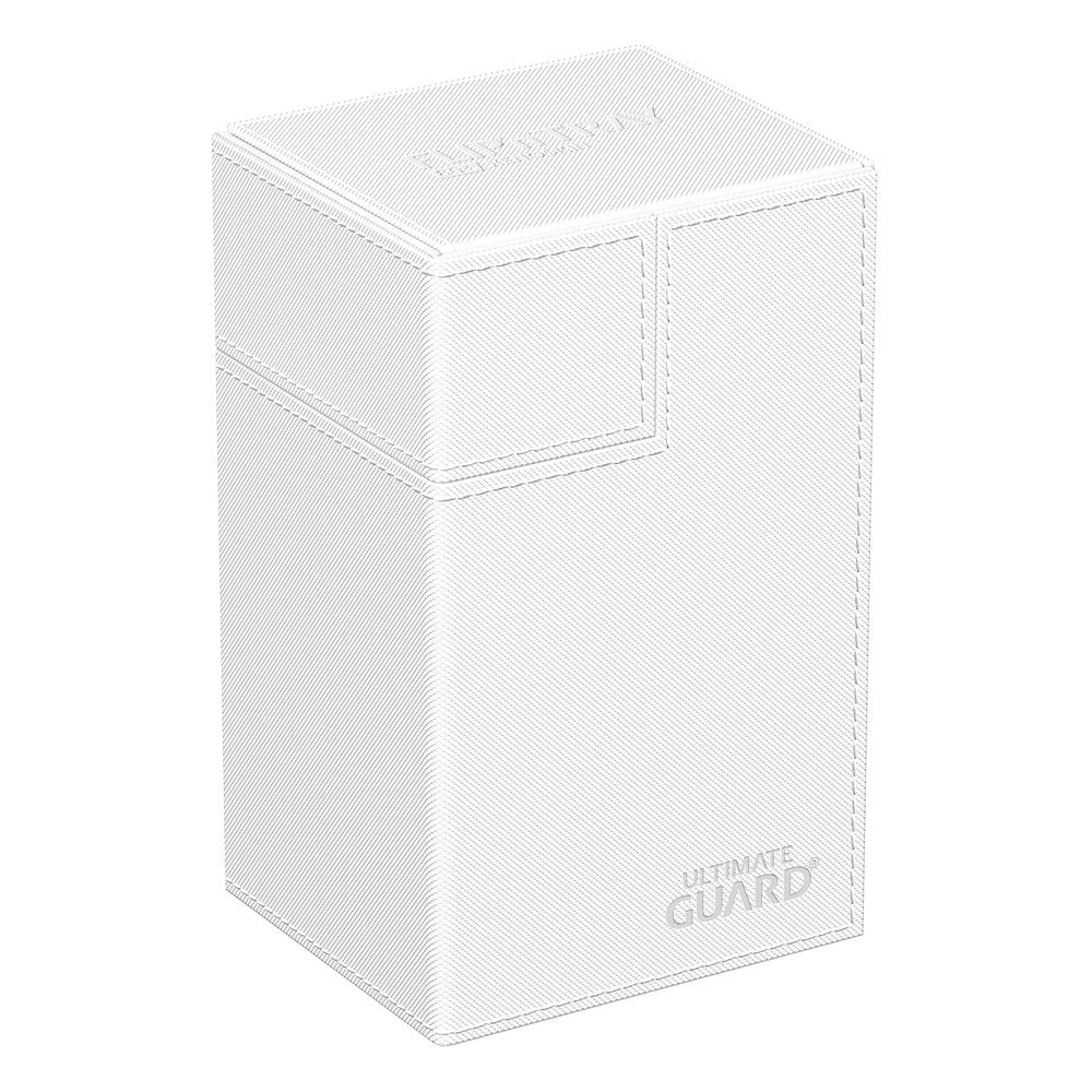 Deck Box - Flip´n´Tray 80+ - White - XenoSkin