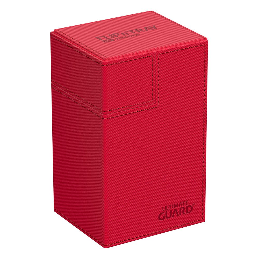 Deck Box - Flip´n´Tray 80+ - Red - XenoSkin