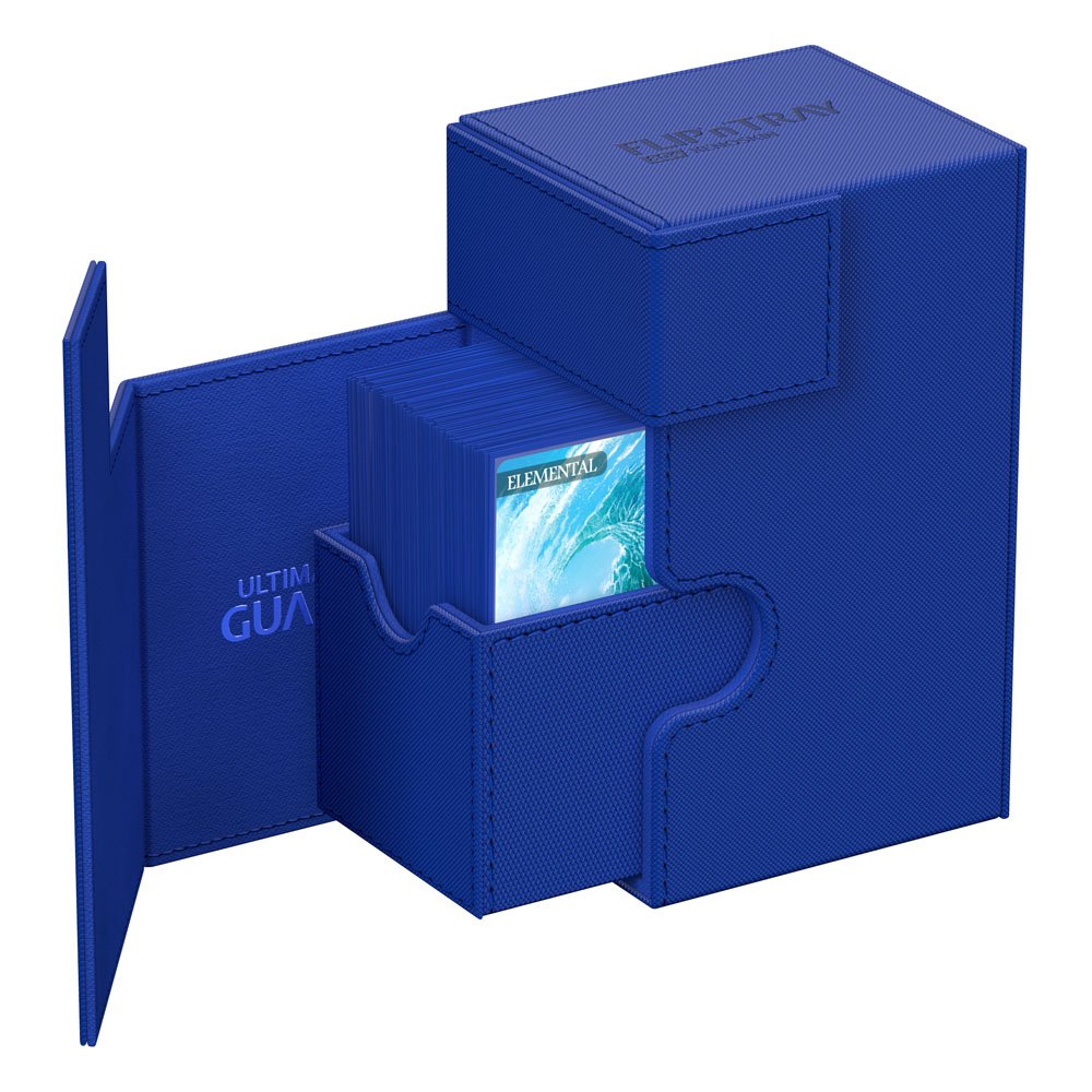 Deck Box - Flip´n´Tray 80+ - Blue - XenoSkin