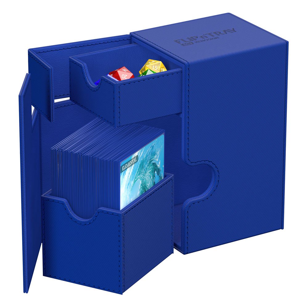 Deck Box - Flip´n´Tray 80+ - Blue - XenoSkin