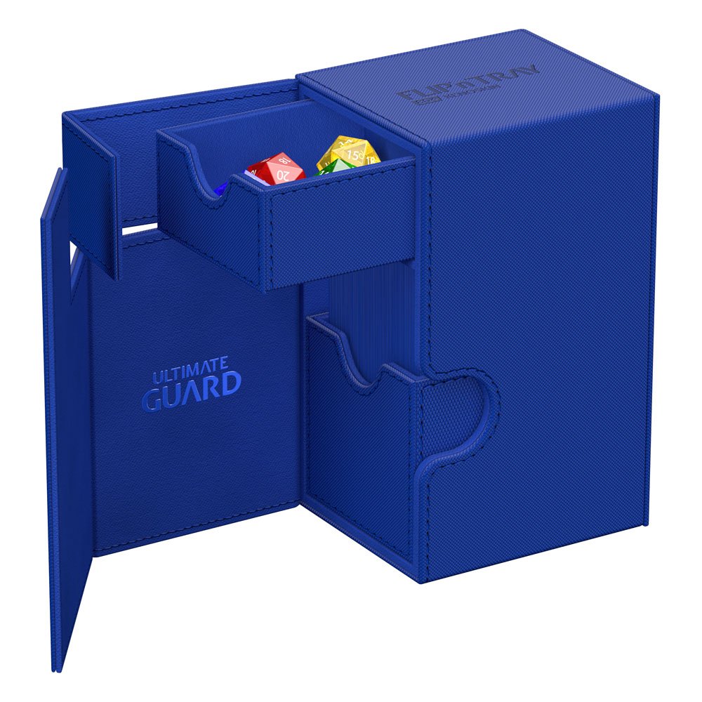 Deck Box - Flip´n´Tray 80+ - Blue - XenoSkin