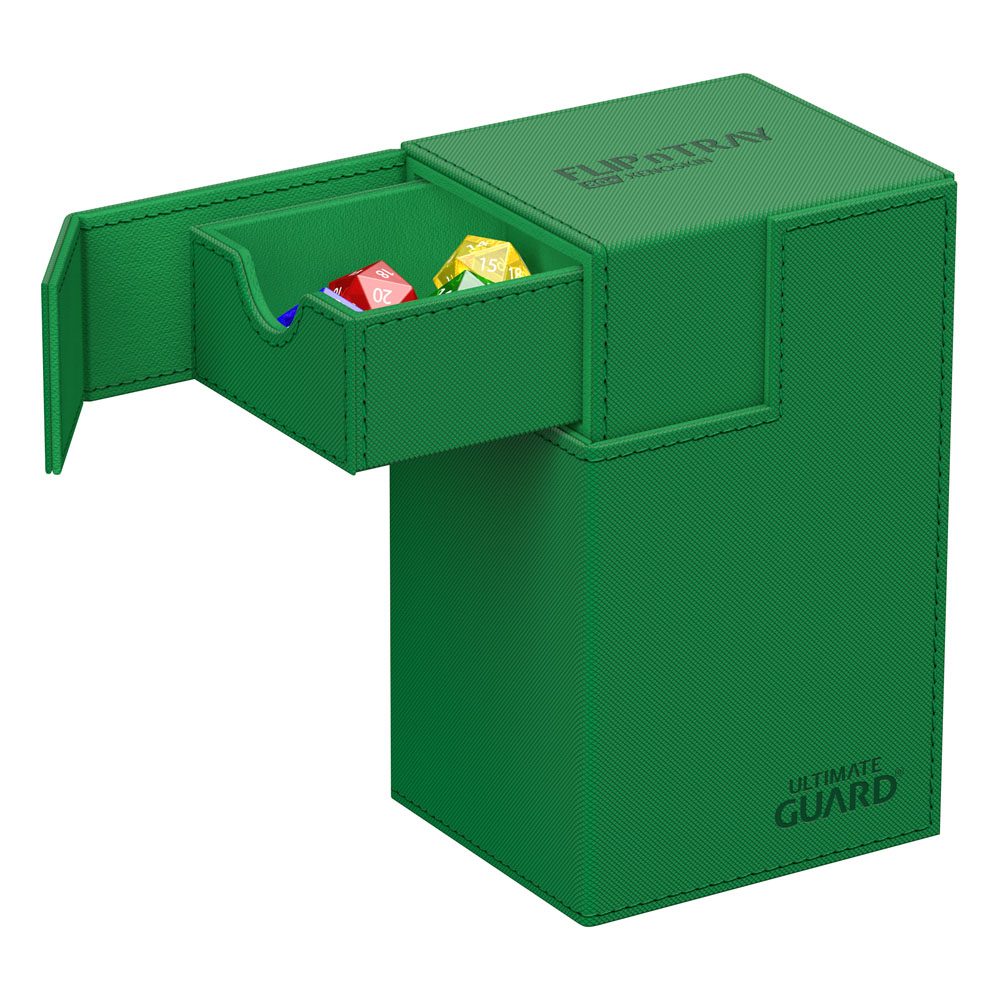 Deck Box - Flip´n´Tray 80+ - Green - XenoSkin