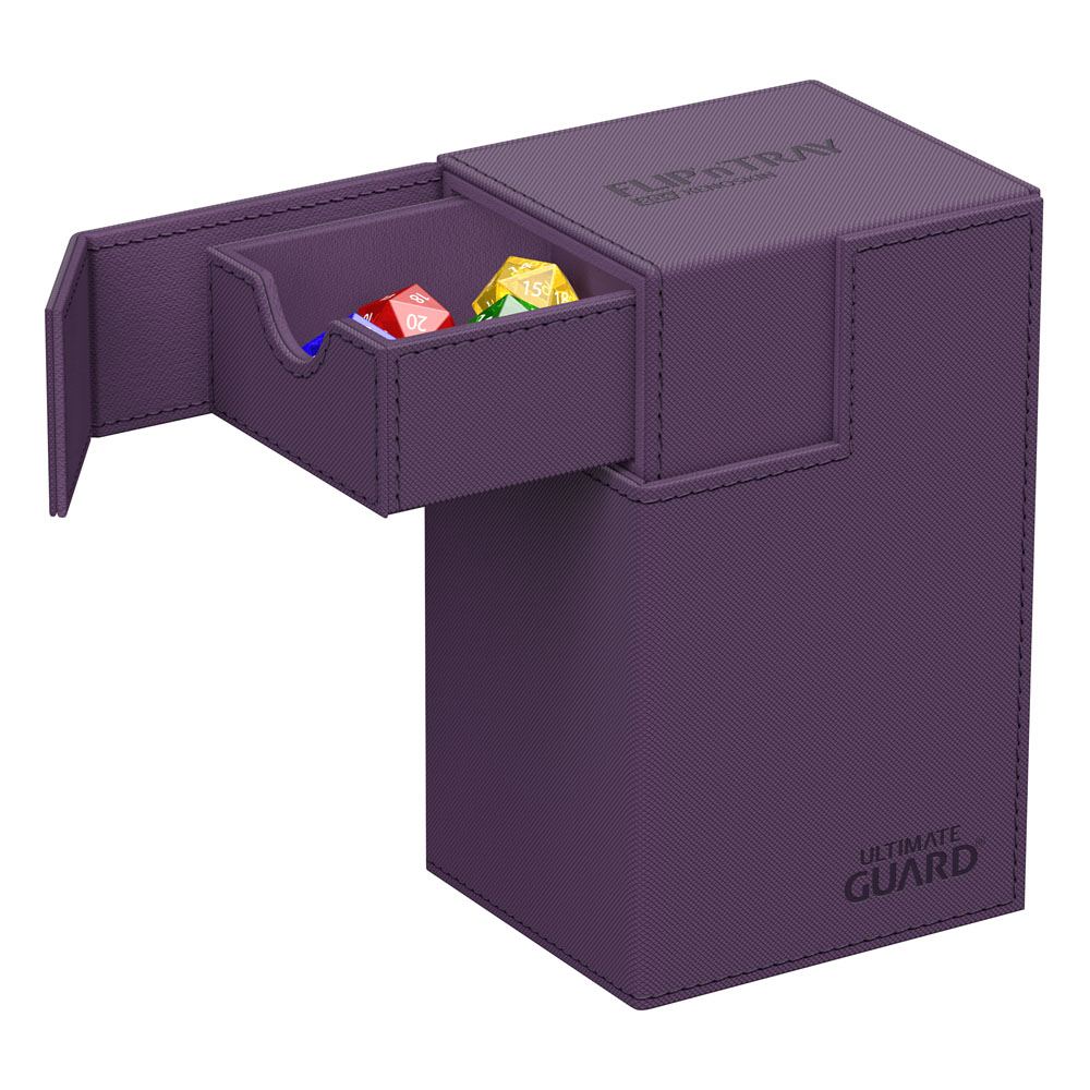Deck Box - Flip´n´Tray 80+ - Purple - XenoSkin