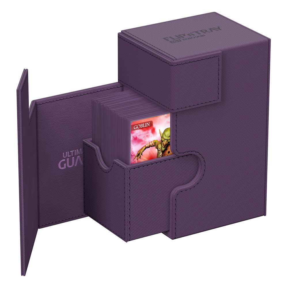Deck Box - Flip´n´Tray 80+ - Purple - XenoSkin