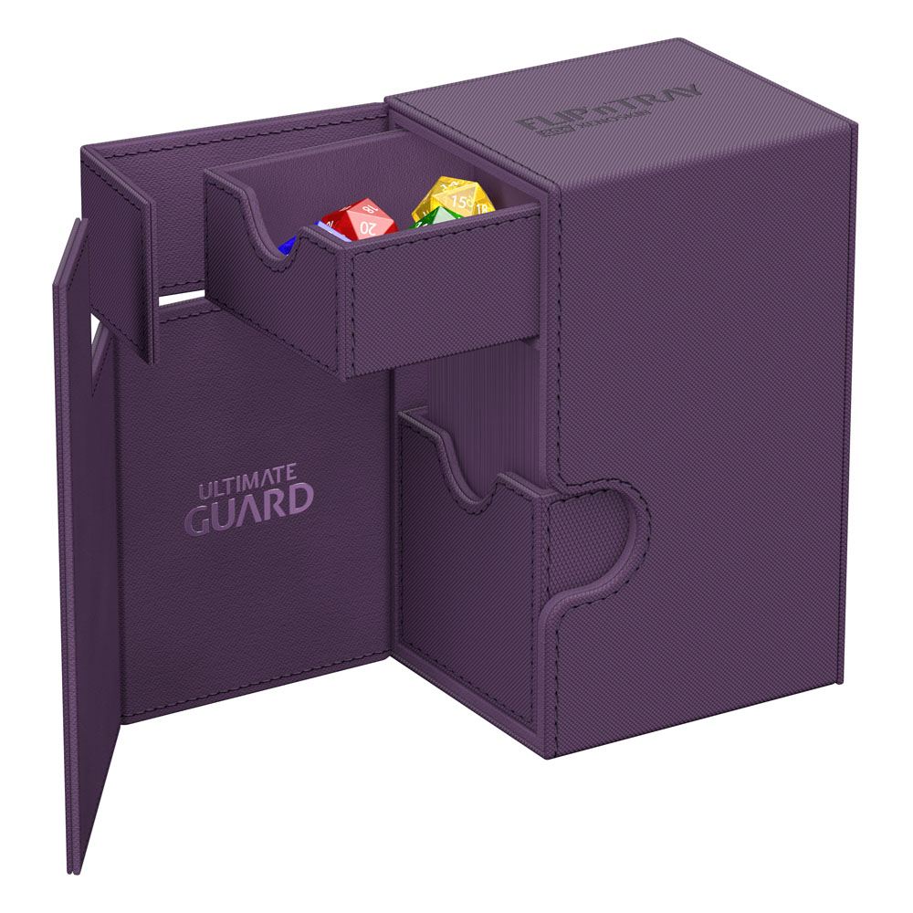 Deck Box - Flip´n´Tray 80+ - Purple - XenoSkin