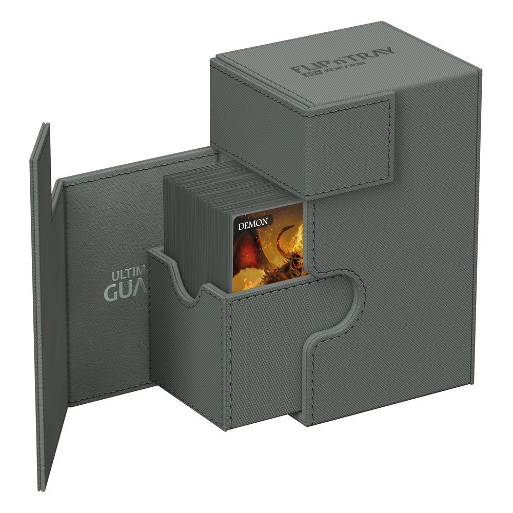 Deck Box - Flip´n´Tray 80+ - Grey - XenoSkin