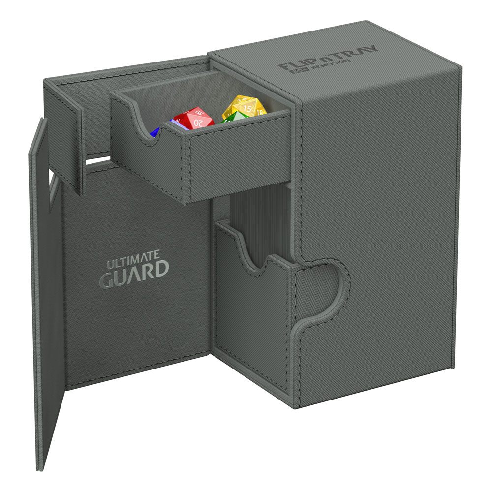 Deck Box - Flip´n´Tray 80+ - Grey - XenoSkin