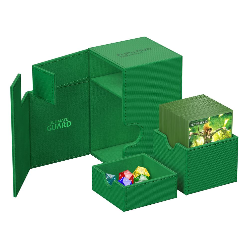 Deck Box - Flip´n´Tray 100+ - Green - XenoSkin