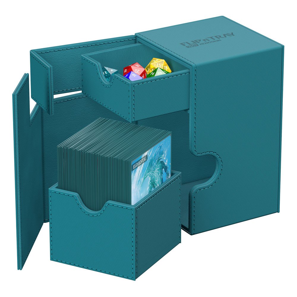 Deck Box - Flip´n´Tray 100+ - Petrol Blue - XenoSkin