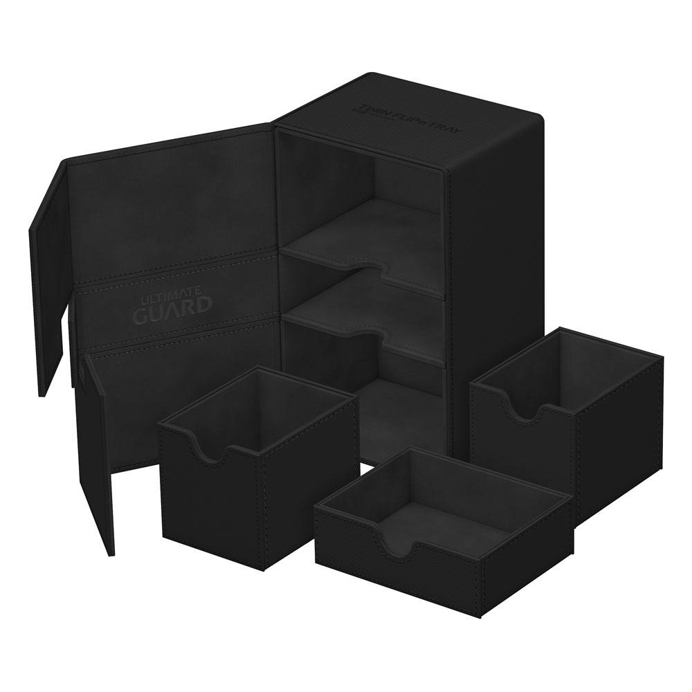 Deck Box - Twin Flip´n´Tray 160+ - Black - XenoSkin