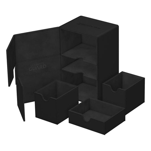 Deck Box - Twin Flip´n´Tray 160+ - Black - XenoSkin