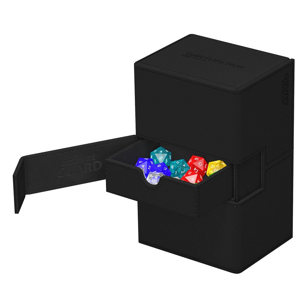 Deck Box - Twin Flip´n´Tray 160+ - Black - XenoSkin