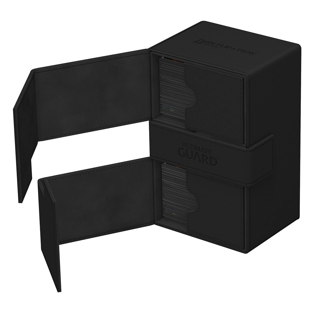 Deck Box - Twin Flip´n´Tray 160+ - Black - XenoSkin