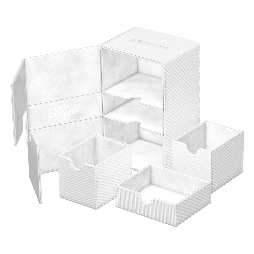 Deck Box - Twin Flip´n´Tray 160+ - White - XenoSkin