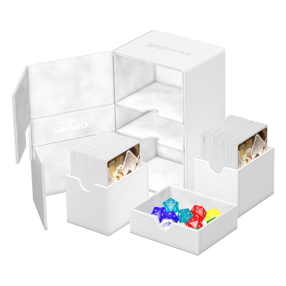 Deck Box - Twin Flip´n´Tray 160+ - White - XenoSkin