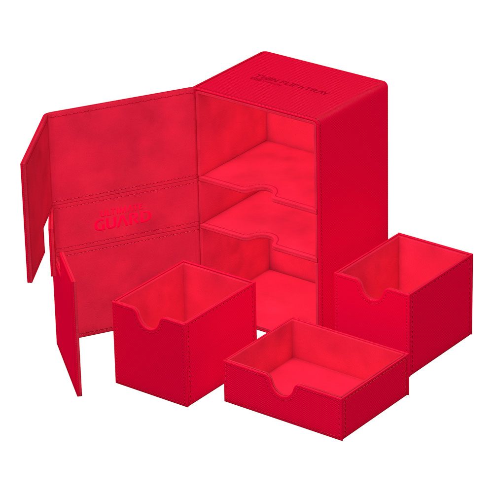 Deck Box - Twin Flip´n´Tray 160+ - Red - XenoSkin
