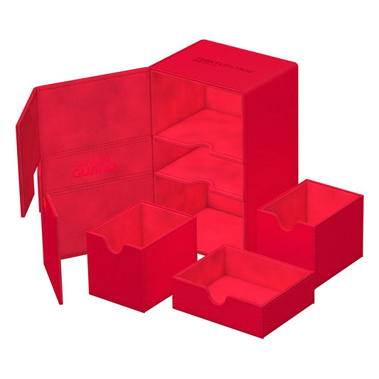 Deck Box - Twin Flip´n´Tray 160+ - Red - XenoSkin